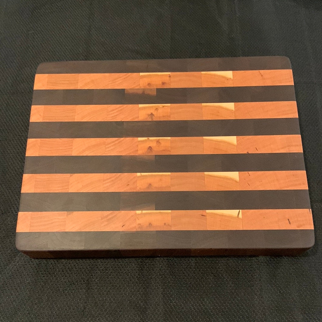 Walnut & Cherry Striped